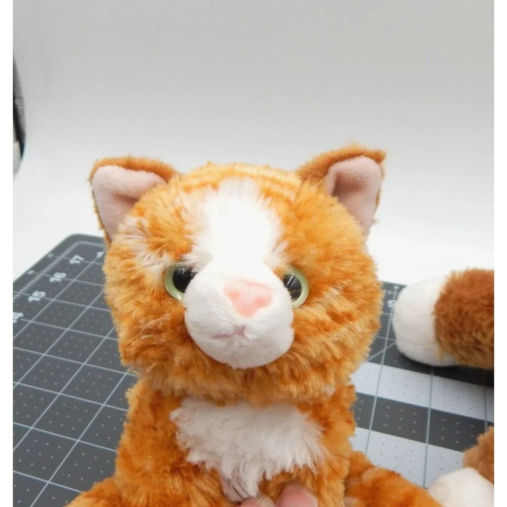 Aurora Plush Cats Floppy Tabby Tiger Calico Stuffed Animal 8 In Lot of 3 Beanie